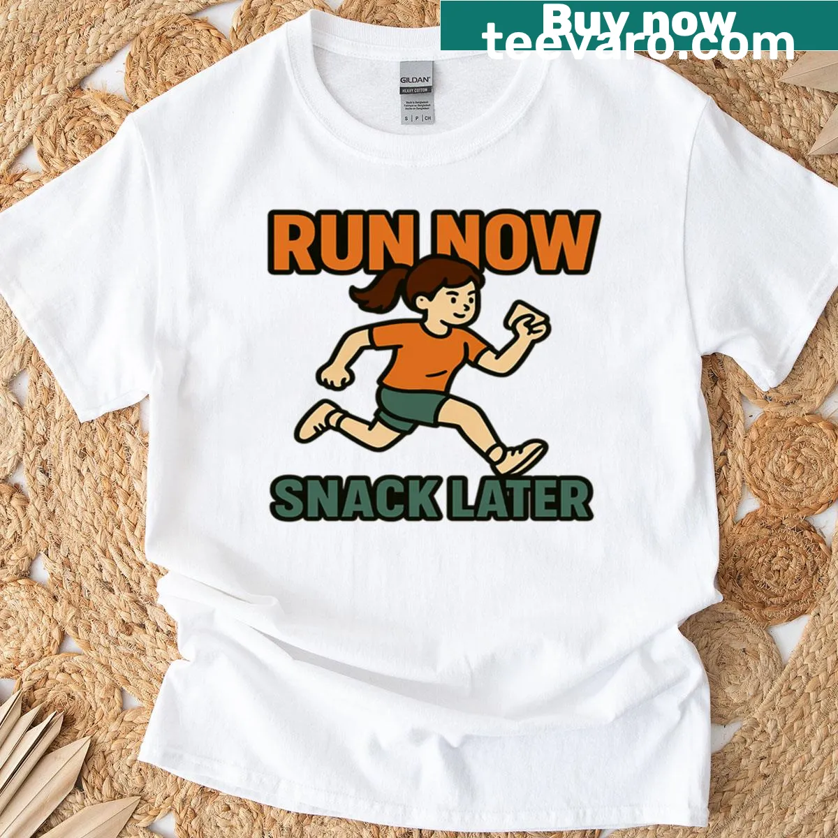 Retro camping t-shirt with loading graphic for adventure lovers — on a men's t-shirt