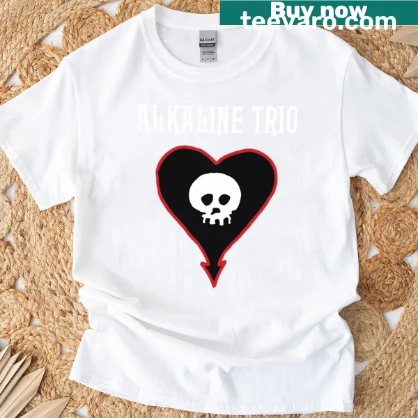 Alkaline Trio band logo T-shirt featuring bold graphic design