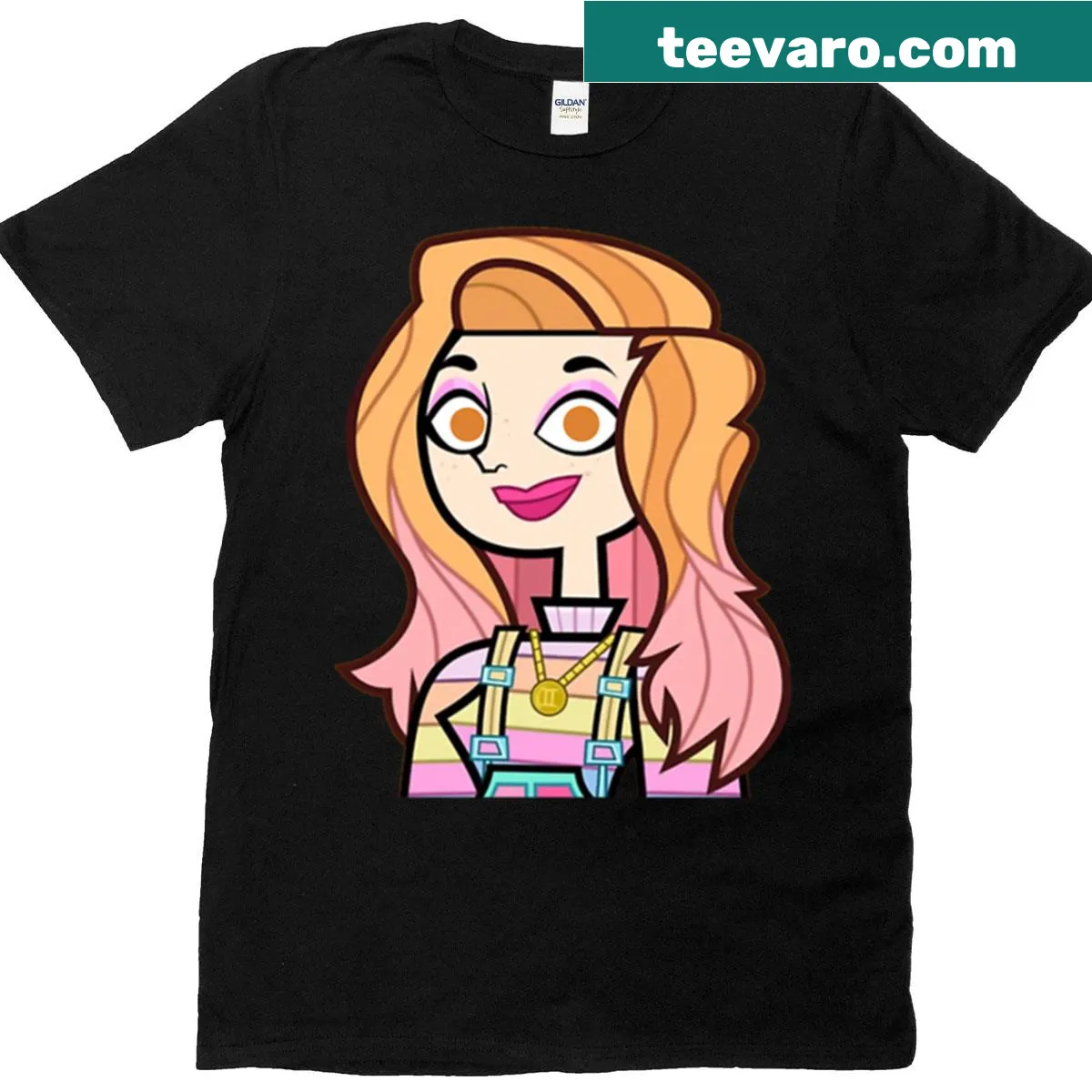 Illustrative T-shirt celebrating Aubrey Disventure Camp fandom — on a men's t-shirt