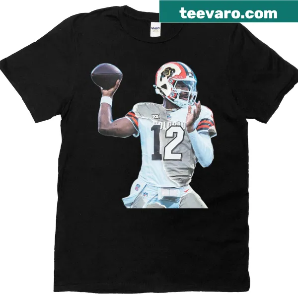 Cartoon character Buff Anders on a t-shirt