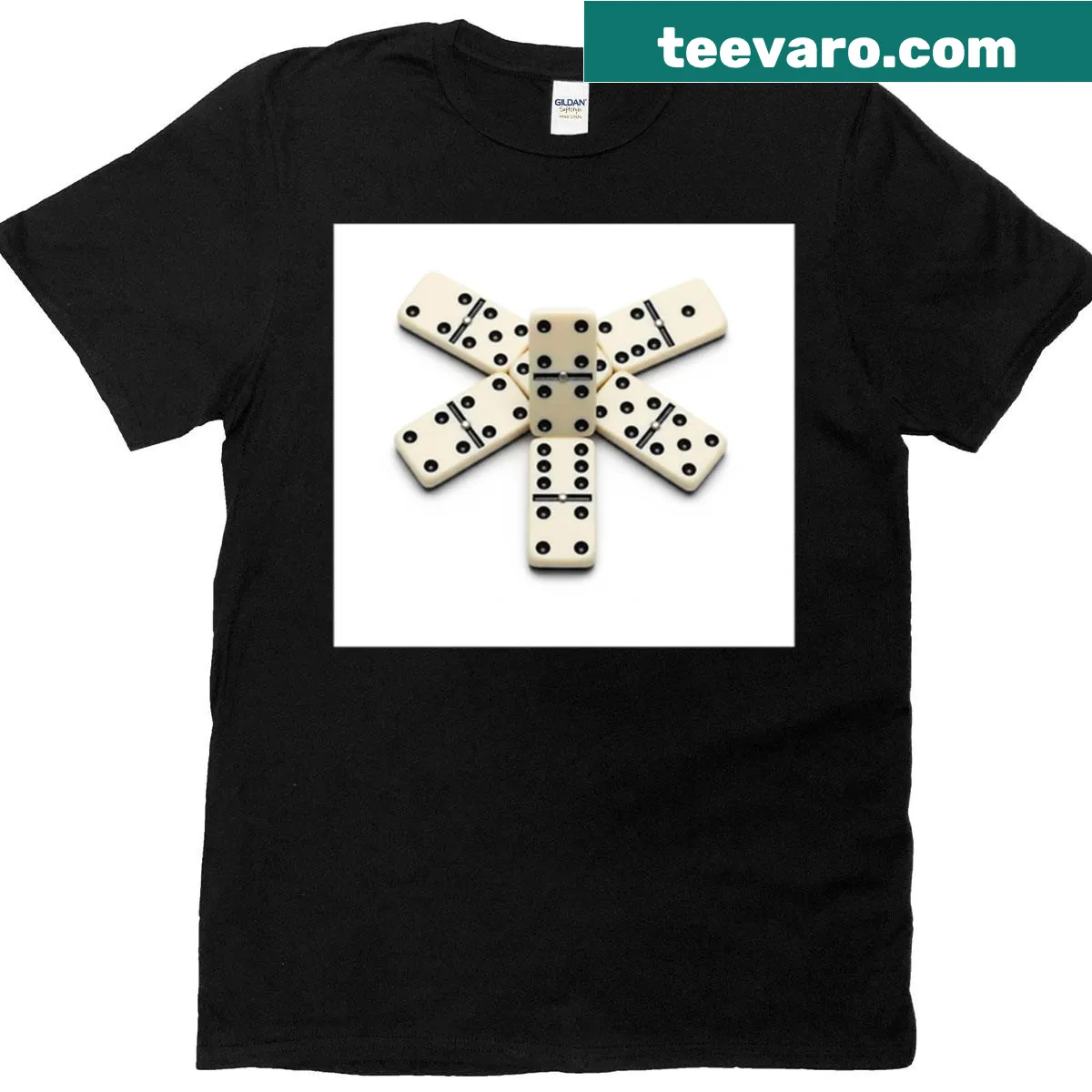 Diagram of Chickenfoot game on a t-shirt — on a men's t-shirt