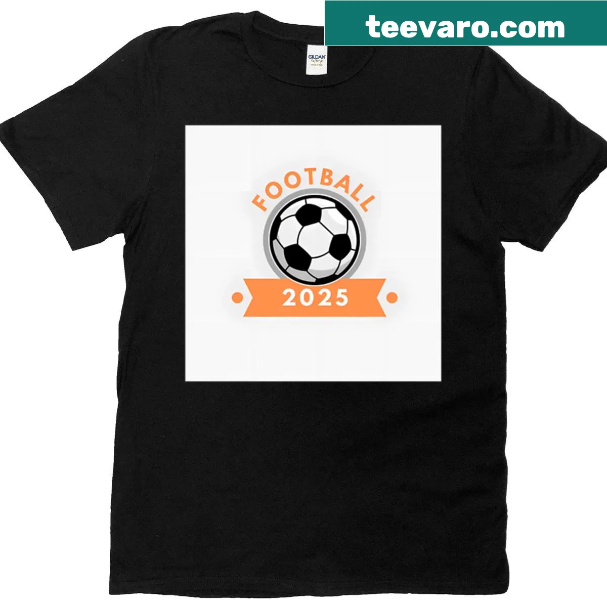 Dynamic football club graphic on a sporty T-shirt for fitness enthusiasts — on a men's t-shirt