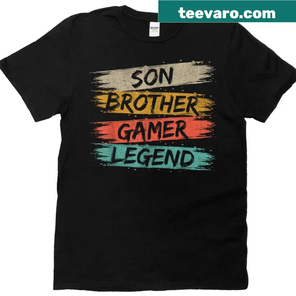 Vintage gamer T-shirt with humorous video game design