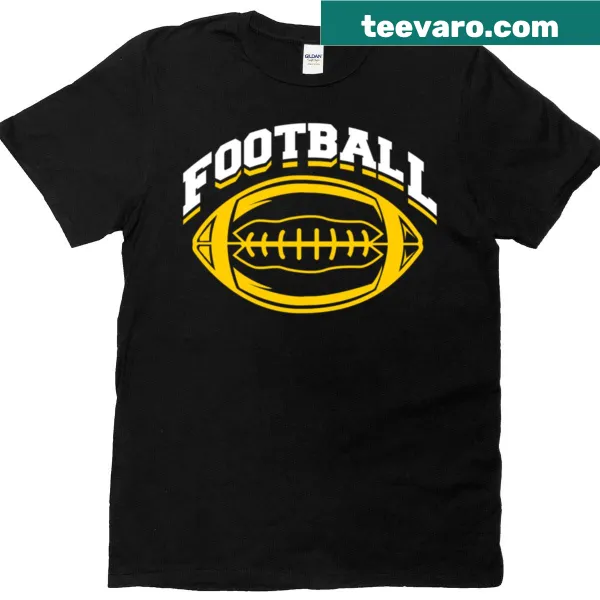 Gold Football T-shirt with proud text design