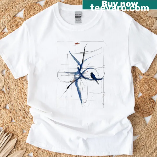 Minimalist T-shirt featuring clean typography design 'Half Captive 2'