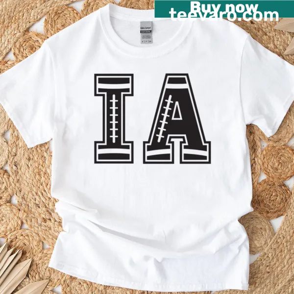 Ia Football T-shirt with bold typography