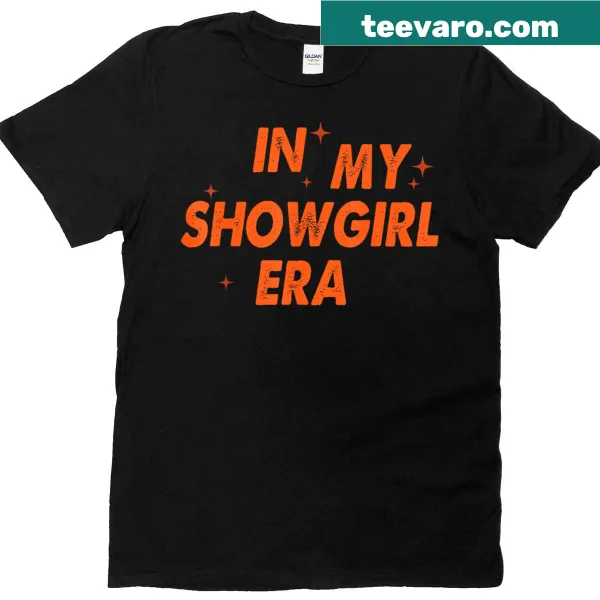 Vintage-inspired t-shirt with the phrase 'In My Show Girl Era'