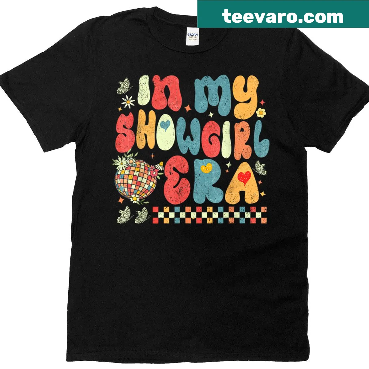 T-shirt with 'In My Showgirl Era' for women and girls — on a men's t-shirt