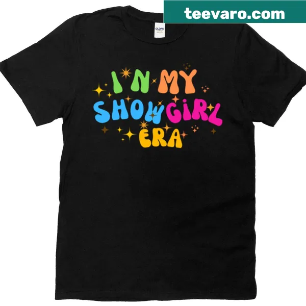 Retro-themed graphic tee celebrating showgirl spirit