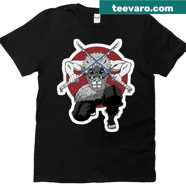 T-shirt featuring Inosuke Hashibira from anime