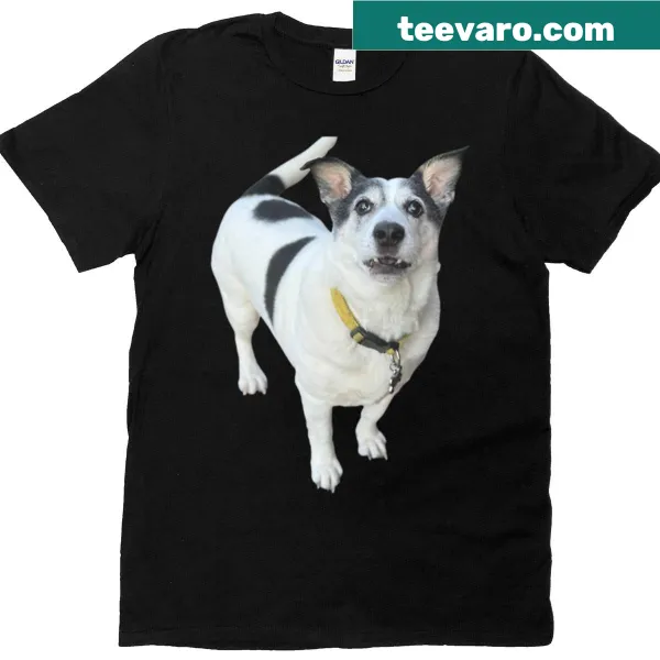 Illustrated T-shirt featuring Jojo the dog, labeled 'The Bestest Boy'