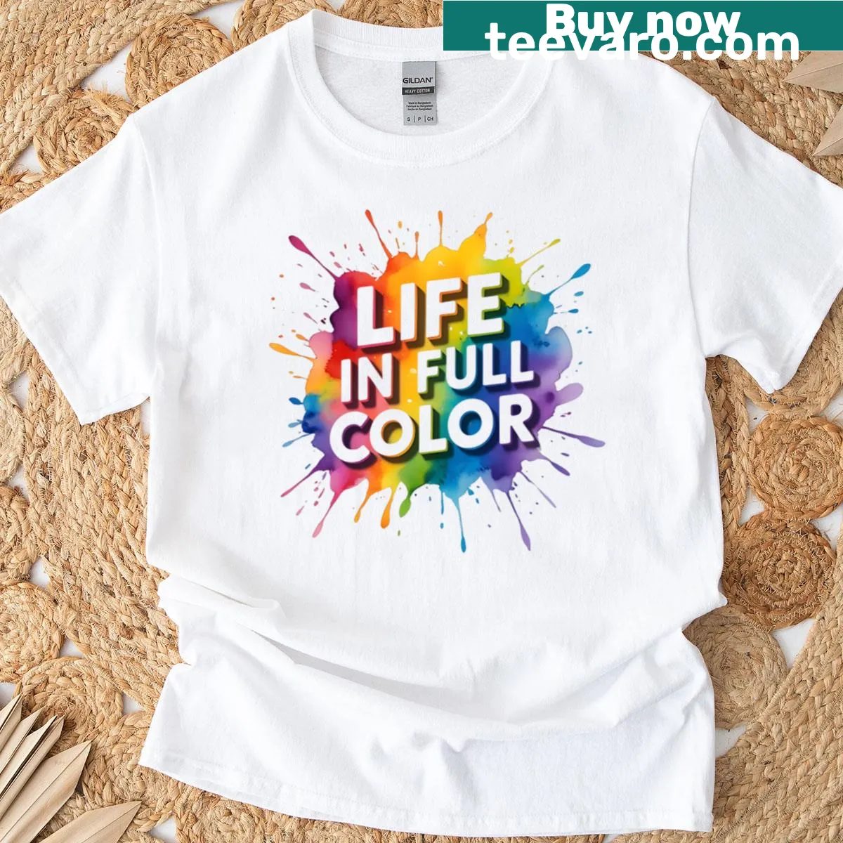Inspirational typography design on a T-shirt — on a men's t-shirt