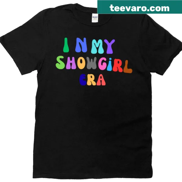 Groovy T-shirt with playful showgirl-themed text