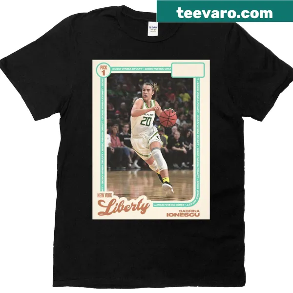 Hand-lettered design of the name Sabrina on a T-shirt