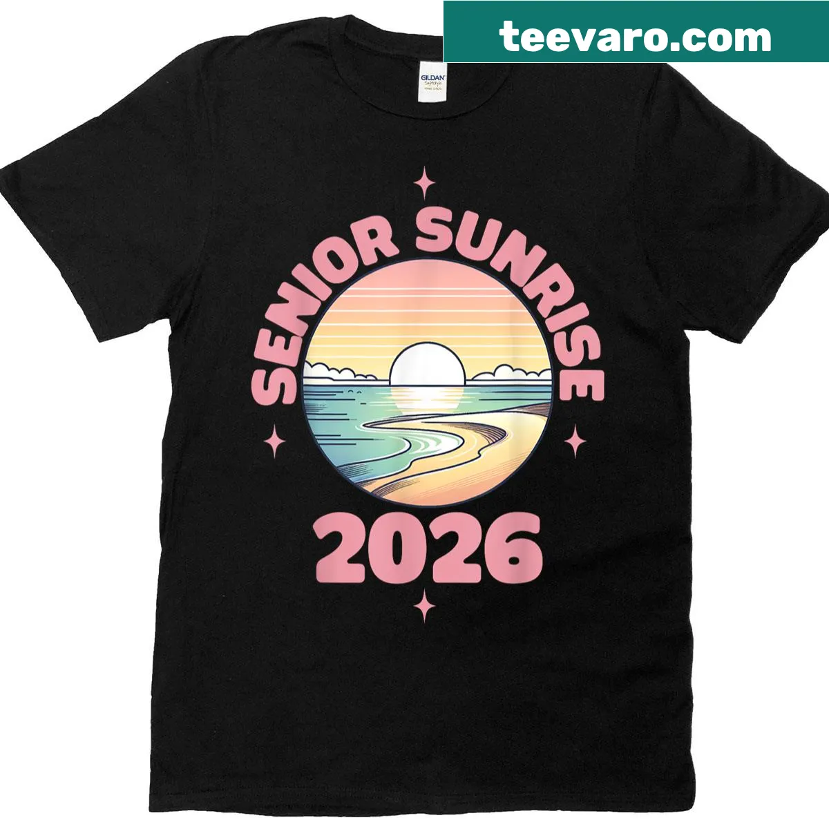 Seniors graduation t-shirt with bold typography — on a men's t-shirt