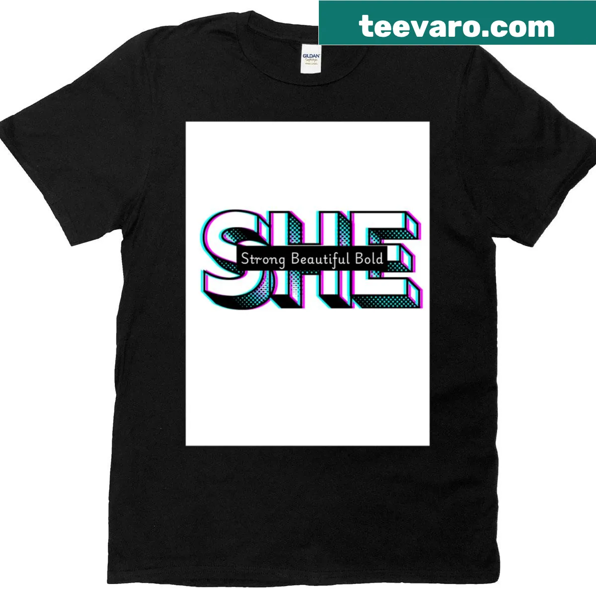 Bold retro design T-shirt with empowering message — on a men's t-shirt