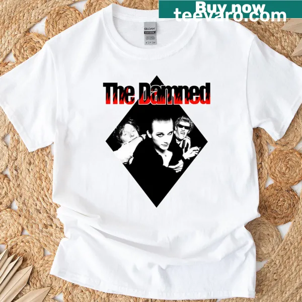 Vintage t-shirt featuring The Damned 1979 design