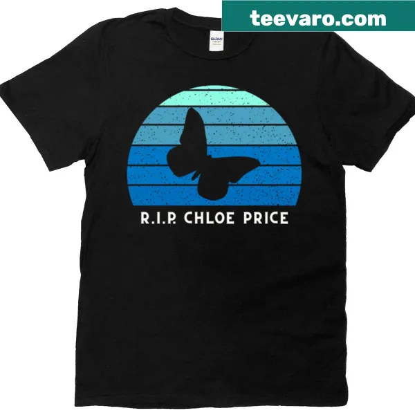 T-shirt featuring butterfly design in tribute to Chloe Price from Life Is Strange