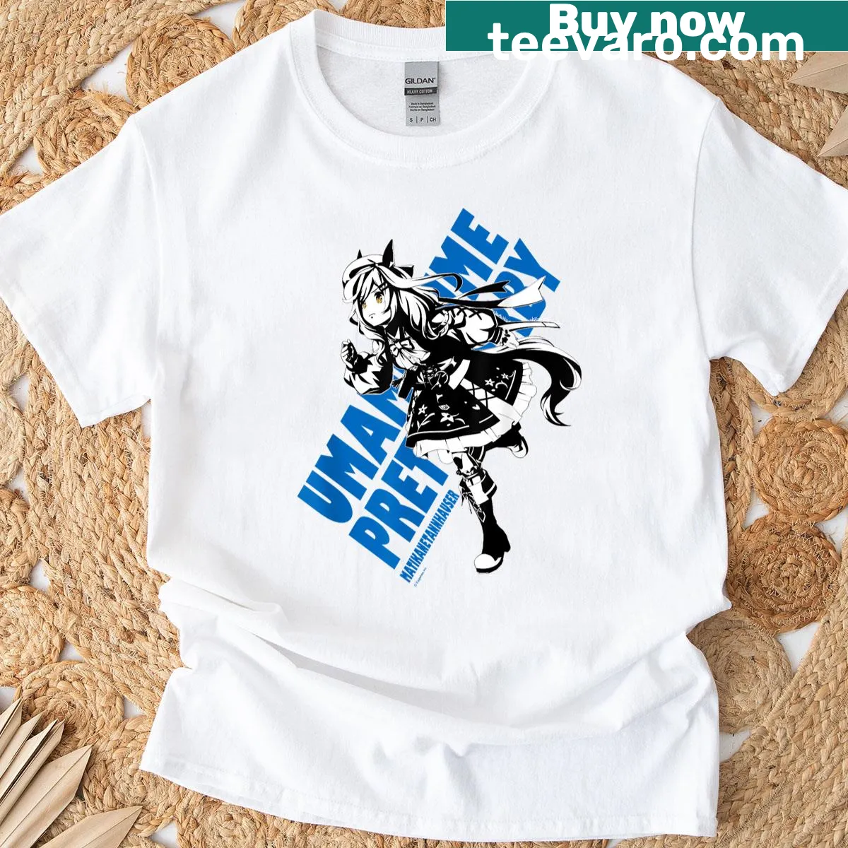 Illustration of Matikanetannhauser from Umamusume on a T-shirt — on a men's t-shirt