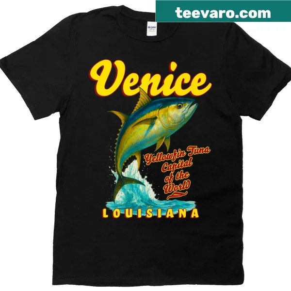 Yellowfin tuna fishing t-shirt for enthusiasts