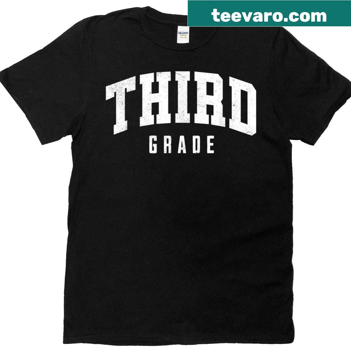 Vintage third grade first day of school t-shirt — on a men's t-shirt