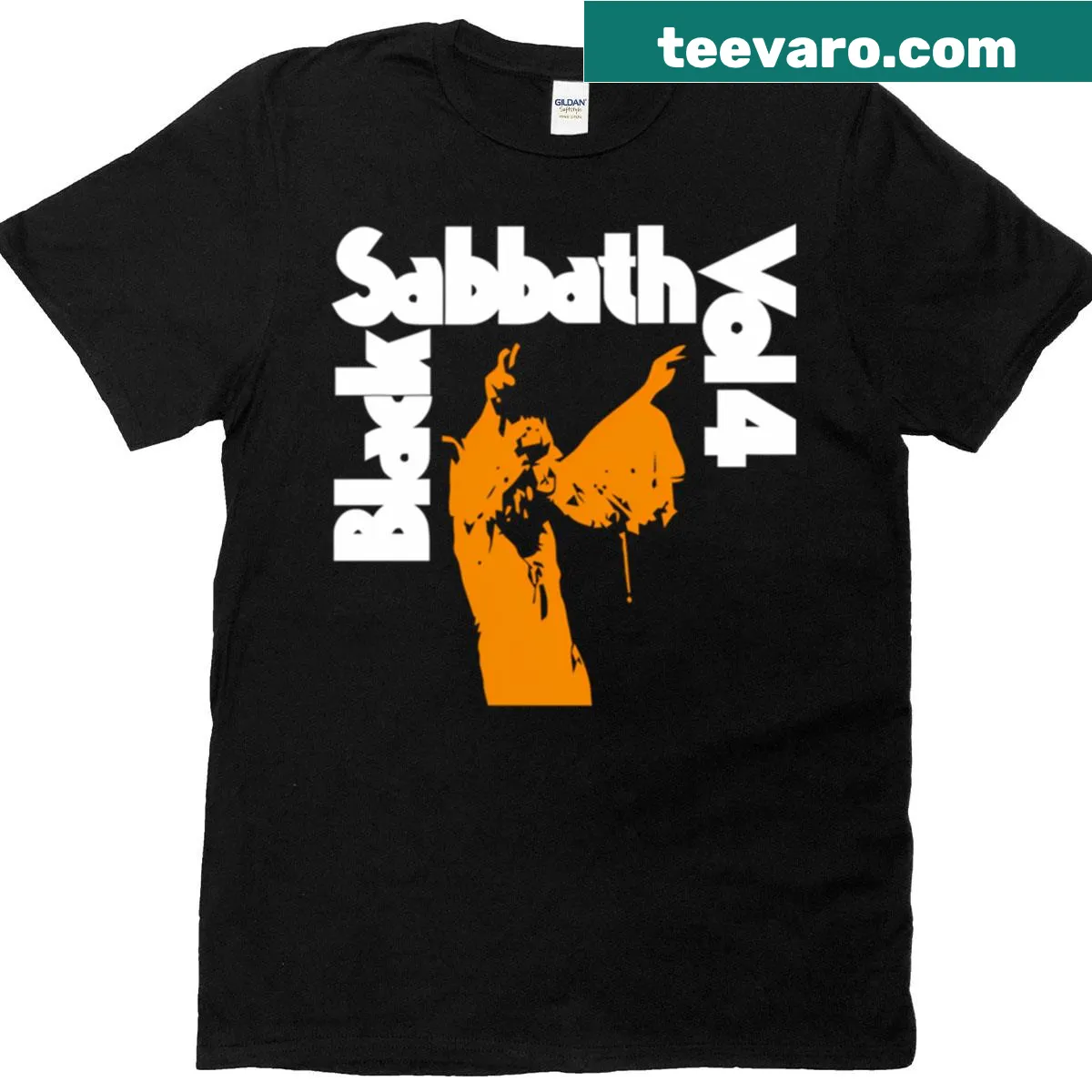 Typography T-shirt celebrating the life of a teacher — on a men's t-shirt
