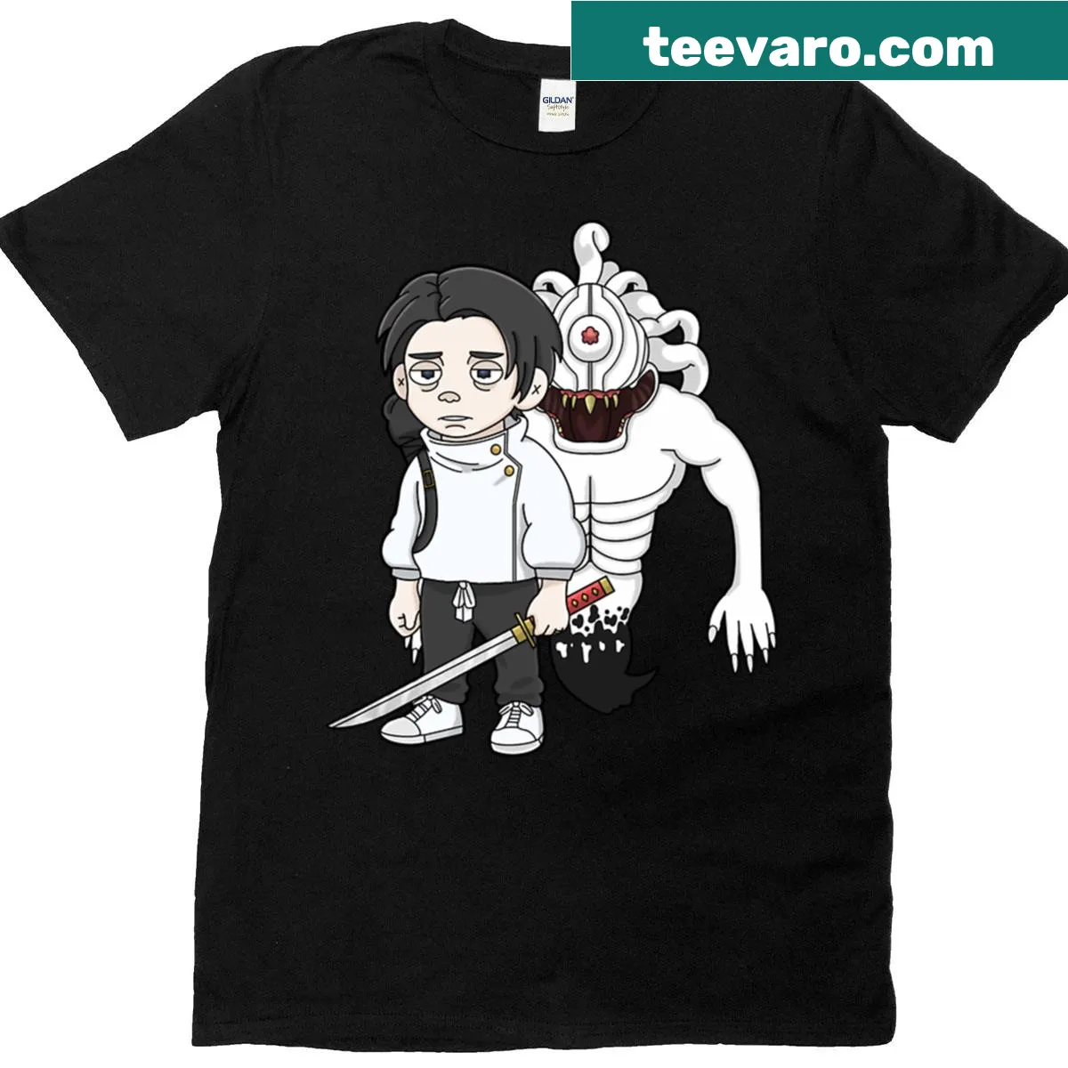 Artistic t-shirt featuring the name 'Yuta Rika' — on a men's t-shirt