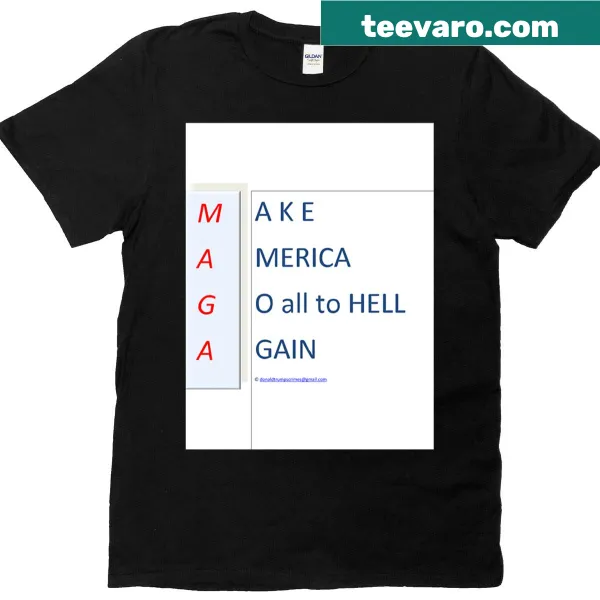 Whimsical t-shirt with a humorous 'to hell' theme