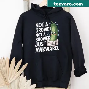 Awkward Funny Meme Inappropriate Not A Grower Shower T-shirt · Teevaro
