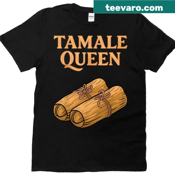 Charming T-shirt with cute tamale illustration for food lovers
