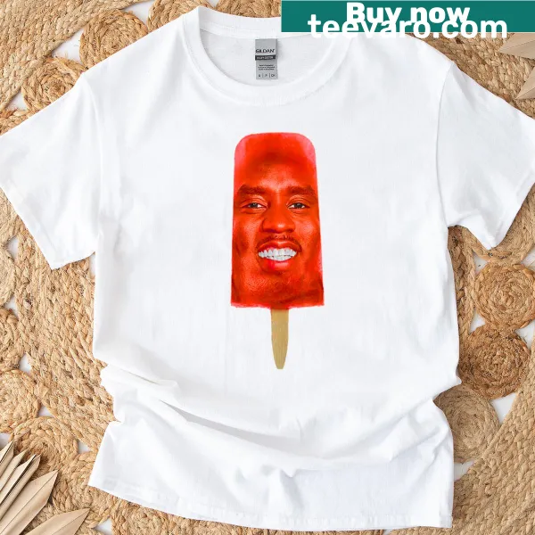 Cute typography design saying 'Ddy Pops' on a red t-shirt