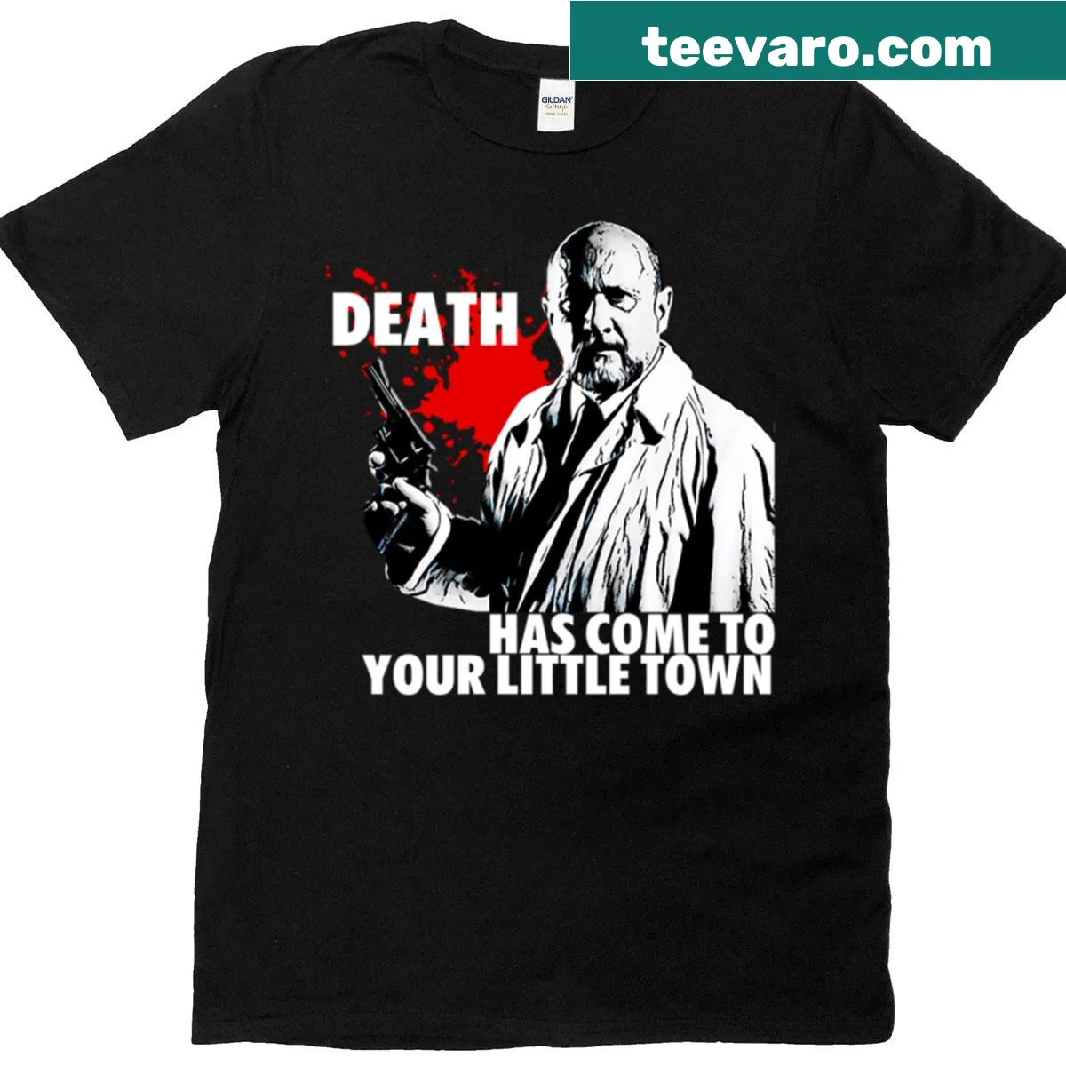 Dr Loomis graphic T-shirt from Halloween franchise — on a men's t-shirt