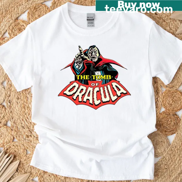 Illustrative Dracula graphic t-shirt featuring the Lord of Vampires