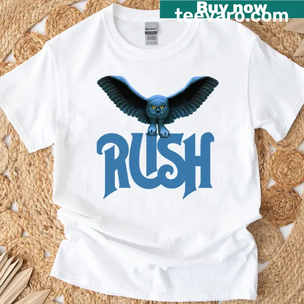 Playful typography t-shirt stating 'Fly By Night'