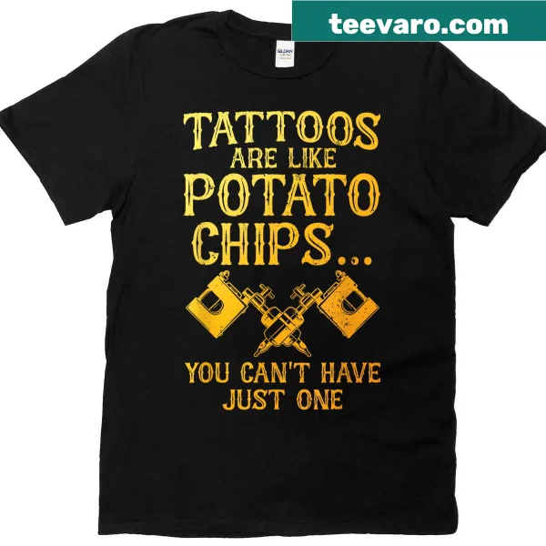 T-shirt with humorous tattoo design for artists and enthusiasts