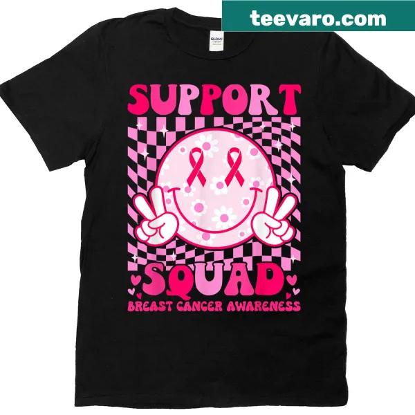 Support breast cancer awareness with this family-oriented t-shirt
