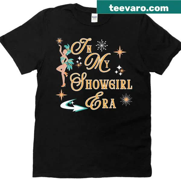 T-shirt with showgirl era performance statement