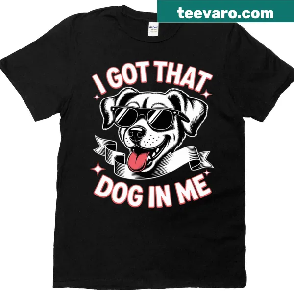 Raunchy humor t-shirt with Dirty Dog text and graphic