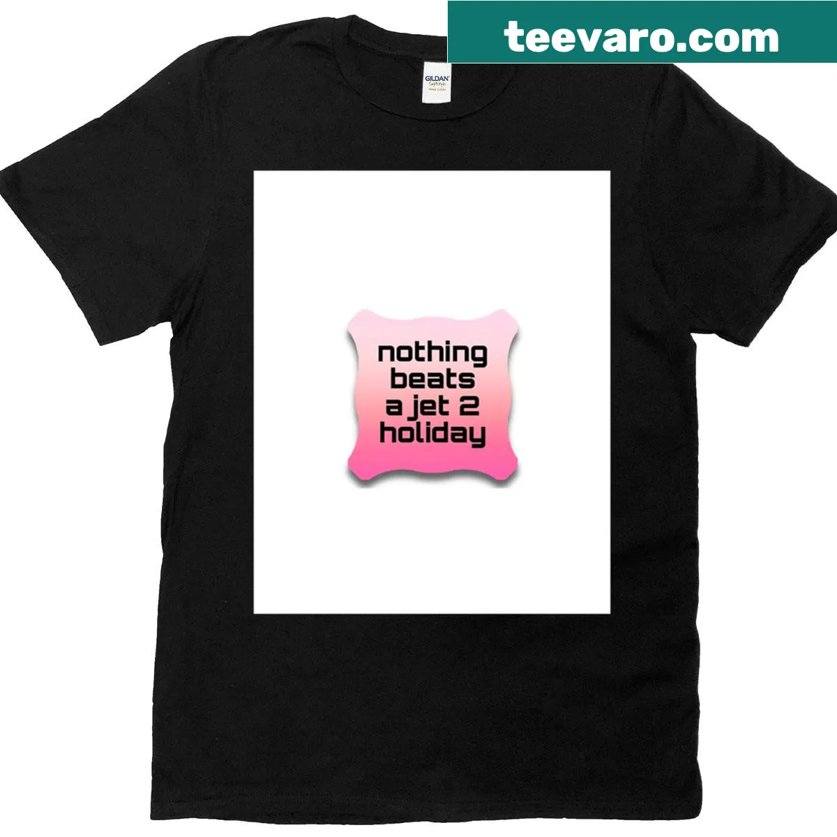 Travel-themed T-shirt featuring a graphic illustration of a jet — on a men's t-shirt