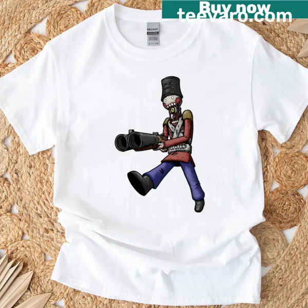 Edgy nutcracker-themed t-shirt with unique graphic