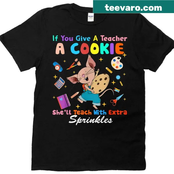 Wholesome teacher-themed T-shirt with playful text