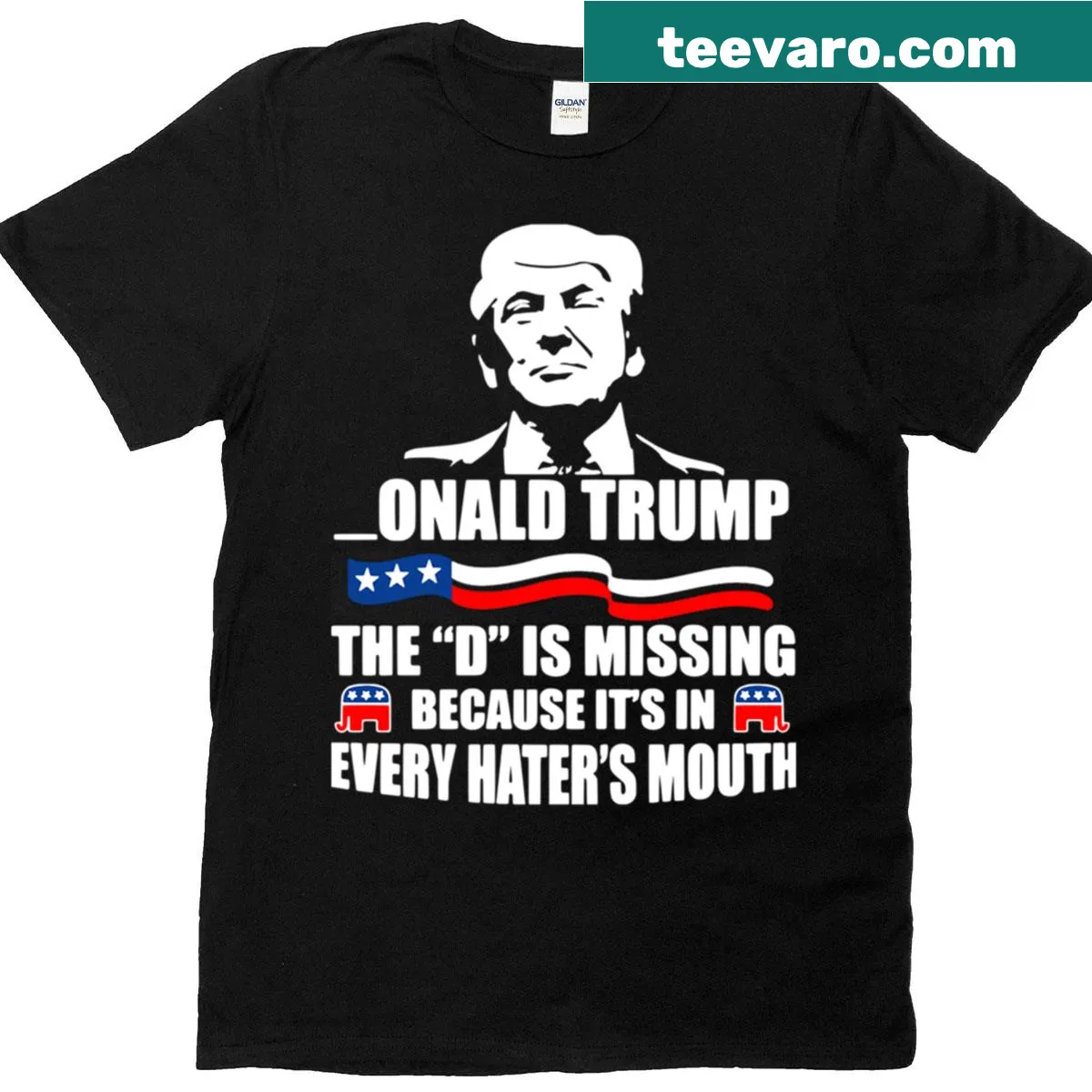 Sarcastic text graphic t-shirt playing on political commentary. — on a men's t-shirt