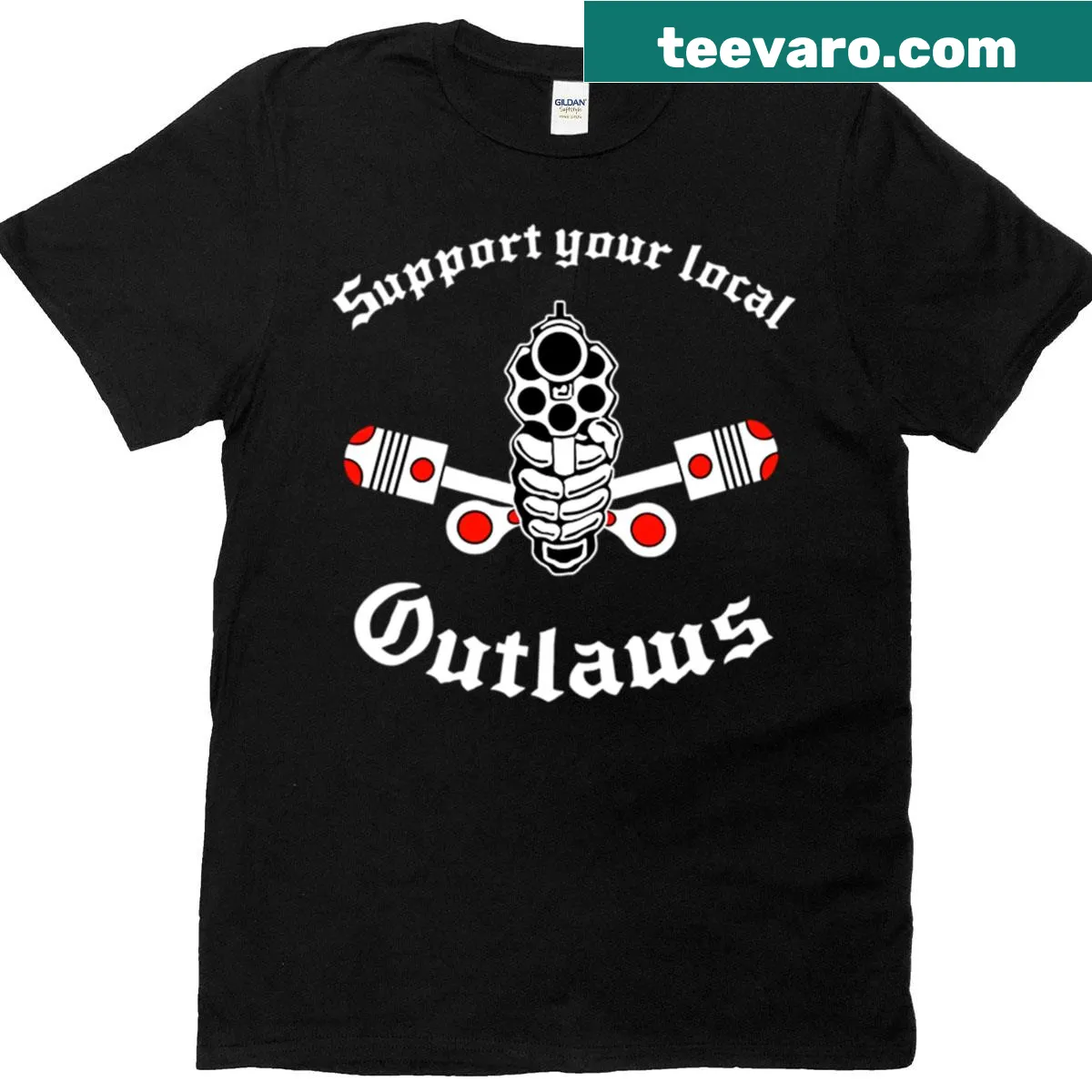 Illustration t-shirt featuring holiday themes of Halloween, Thanksgiving, and Christmas. — on a men's t-shirt