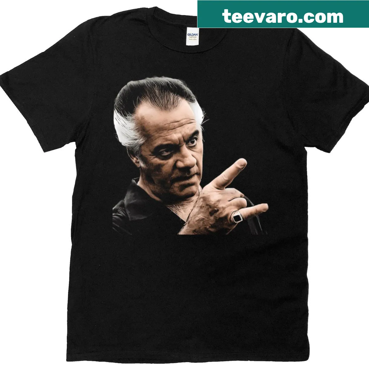 Meme-inspired T-shirt featuring Paulie Walnuts from pop culture — on a men's t-shirt
