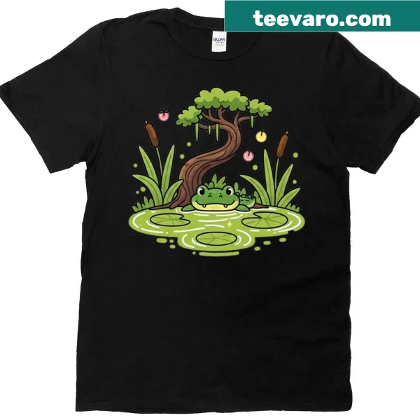 Nature t-shirt featuring a lush swamp graphic
