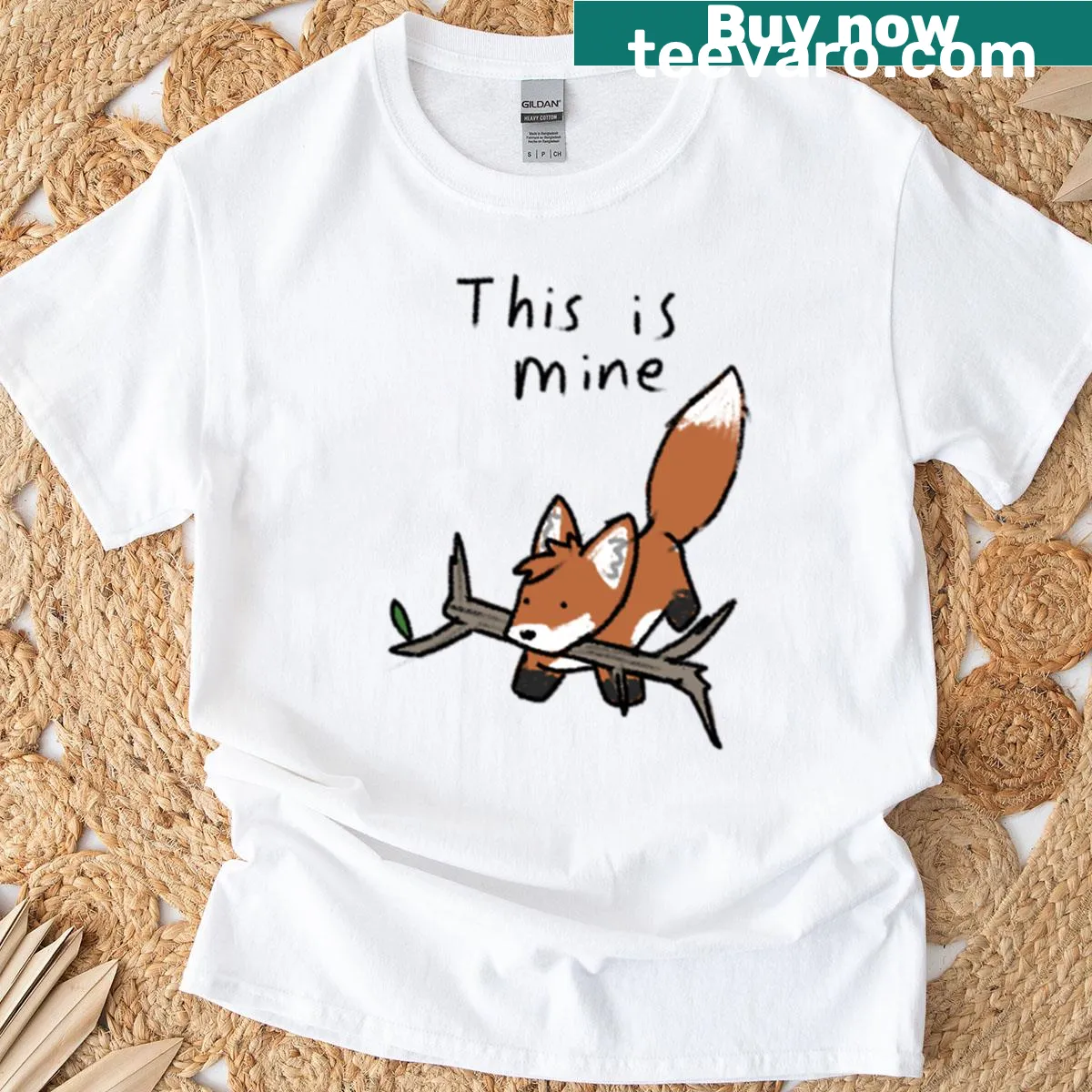 Simple text T-shirt with the words 'This Is Mine' — on a men's t-shirt