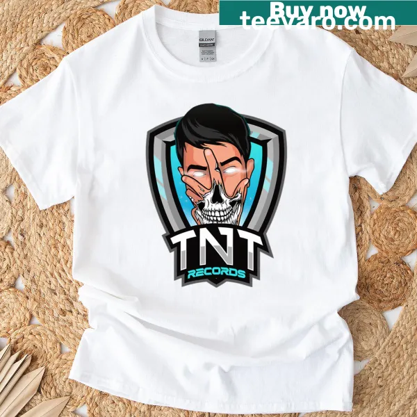 Oversized T-shirt featuring the TNT Records logo