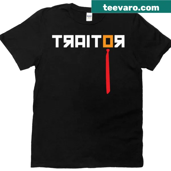 Anti-Trump T-shirt with the word Traitor displayed prominently
