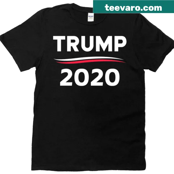 Bold Trump 2020 text design on a political humor t-shirt