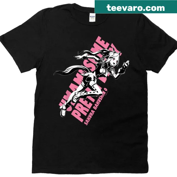 Graphic T-shirt inspired by Umamusume's Sakura Bakushin O character